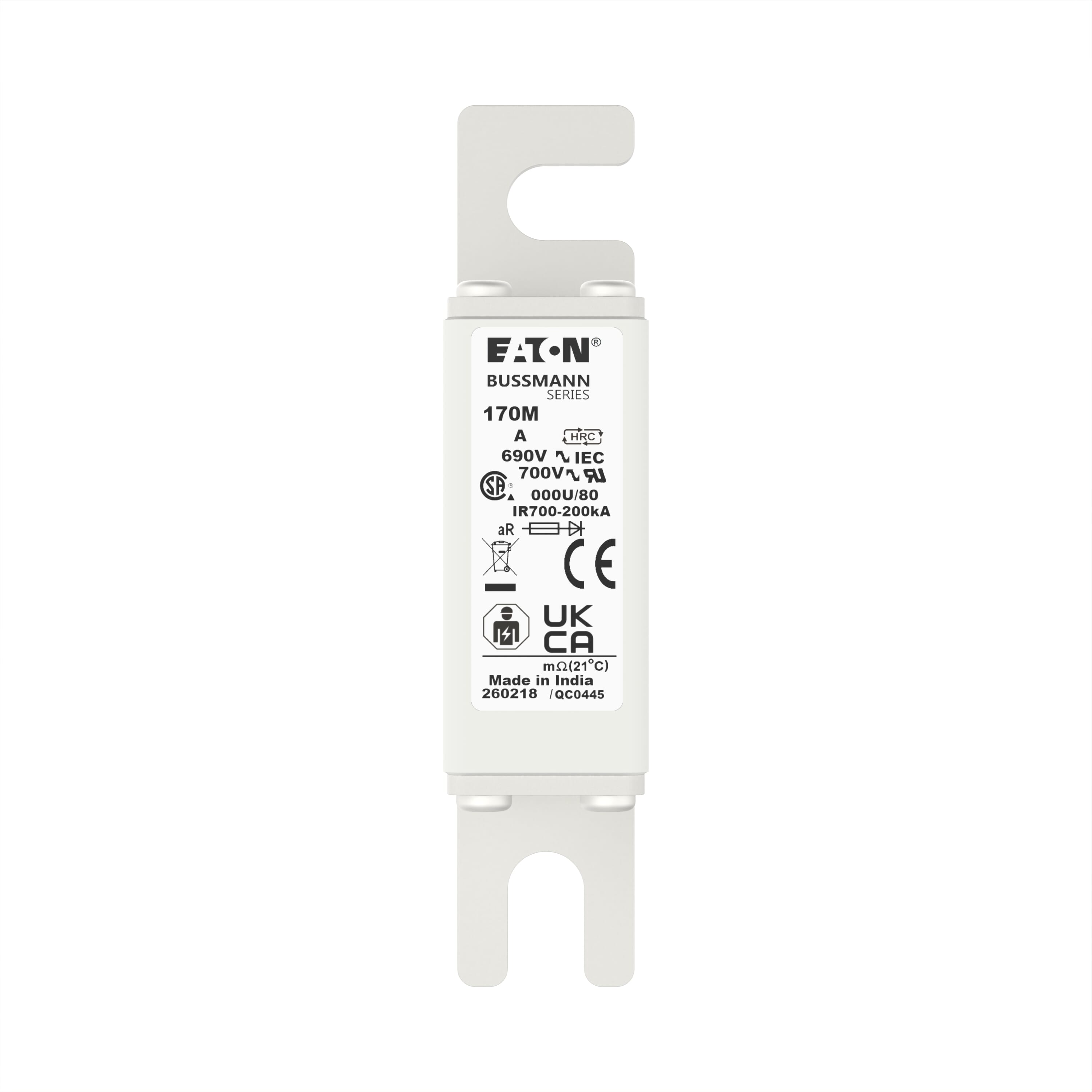 170M1317 | Eaton Bussmann series high speed square body fuse | Eaton