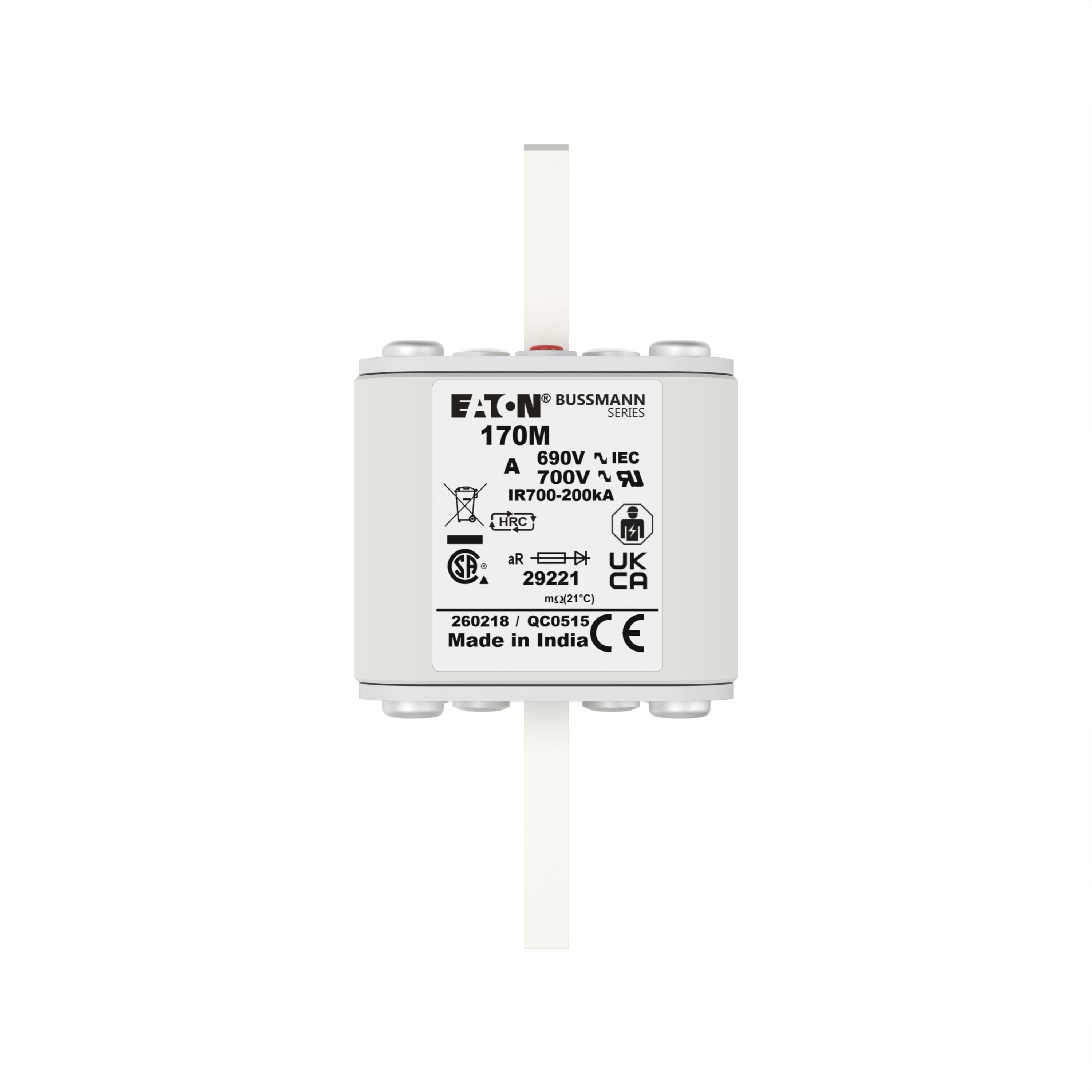 170M4017 | Eaton Bussmann series high speed square body fuse | Eaton