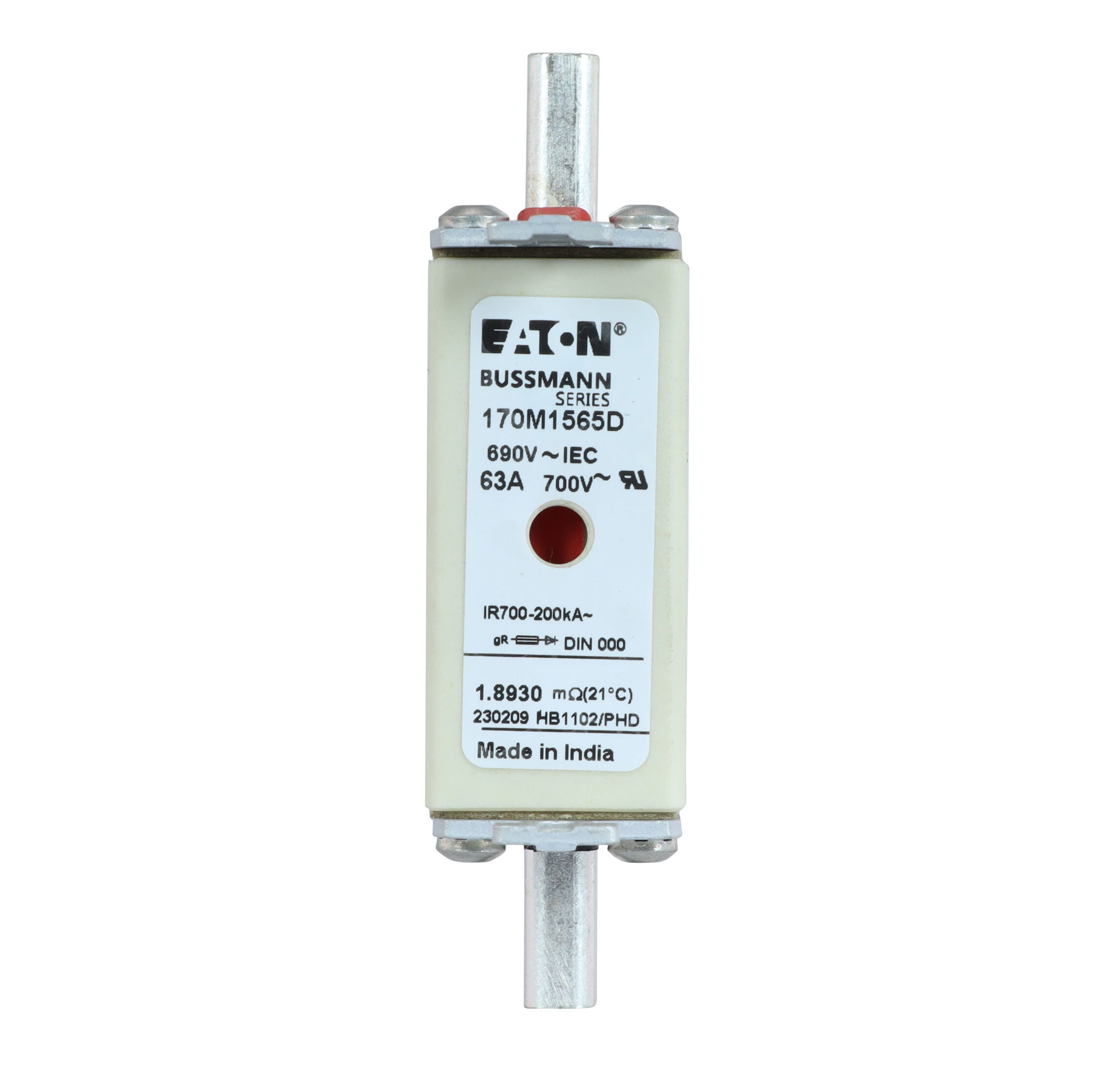 170M1565D | Eaton Bussmann series high speed square body fuse | Eaton