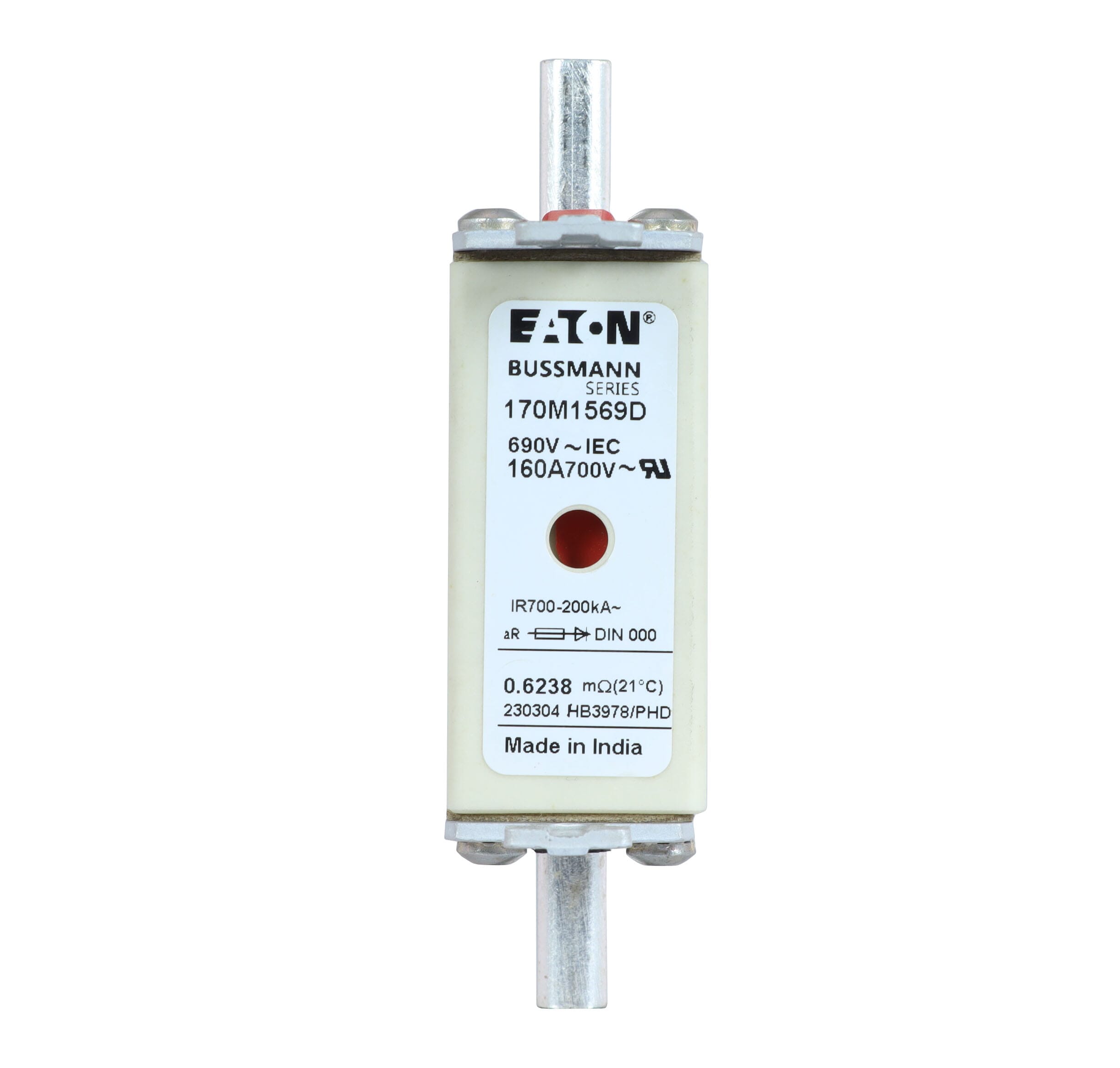 170M1569D | Eaton Bussmann series high speed square body fuse | Eaton