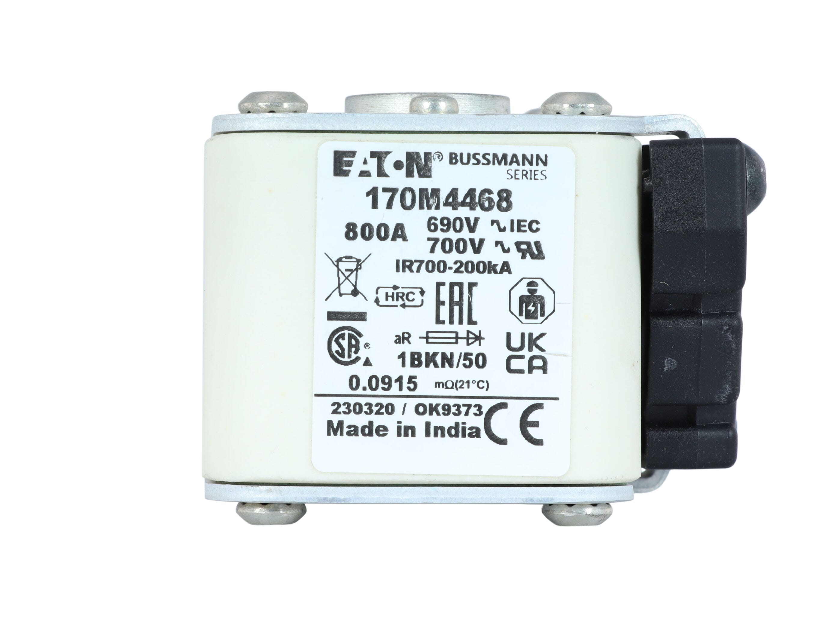 170M4468 | Eaton Bussmann series high speed square body fuse | Eaton